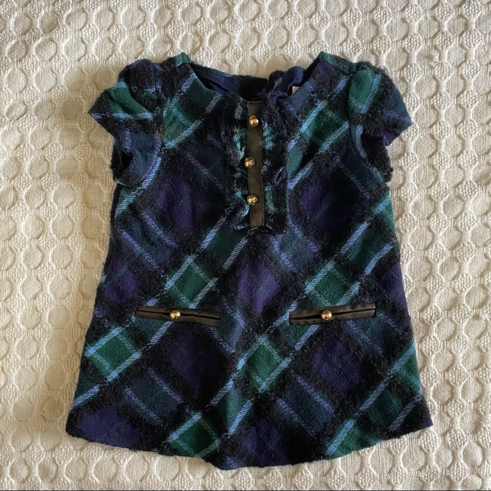 Janie and Jack Plaid Dress Baby Girl